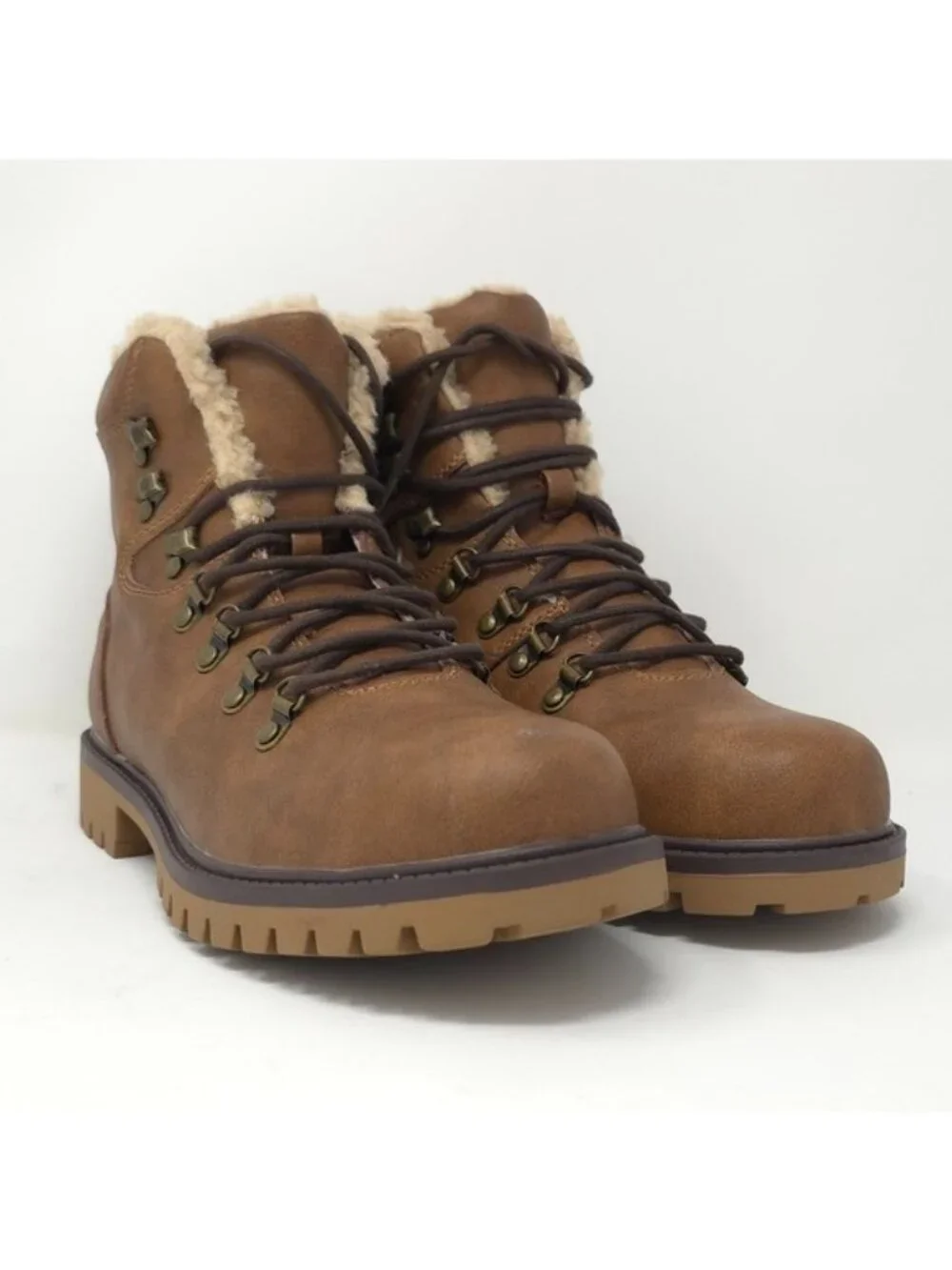 Club Room Kylerr Tan Faux Leather Chukka Ankle Boots